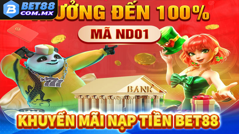 Chính sách khuyến mãi nạp tiền bet88 